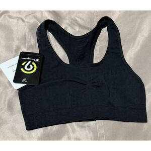 Champion C9 Sports Bra Youth Girls Seamless‎ Black Racerback Size M Medium New